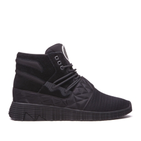 Supra JAGATI Høye Sneakers Herre Svart/Svart | NO-91925